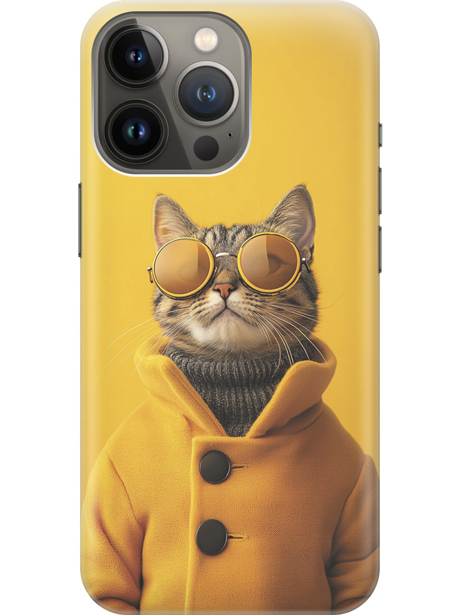 Силиконовый чехол на Apple iPhone 14 Pro с принтом "Котик в желтых очках", Прозрачный;желтый;черный, 745400712
Силиконовый чехол на Apple iPhone 14 Pro с принтом "Котик в желтых очках", Прозрачный;желтый;черный, 745400712