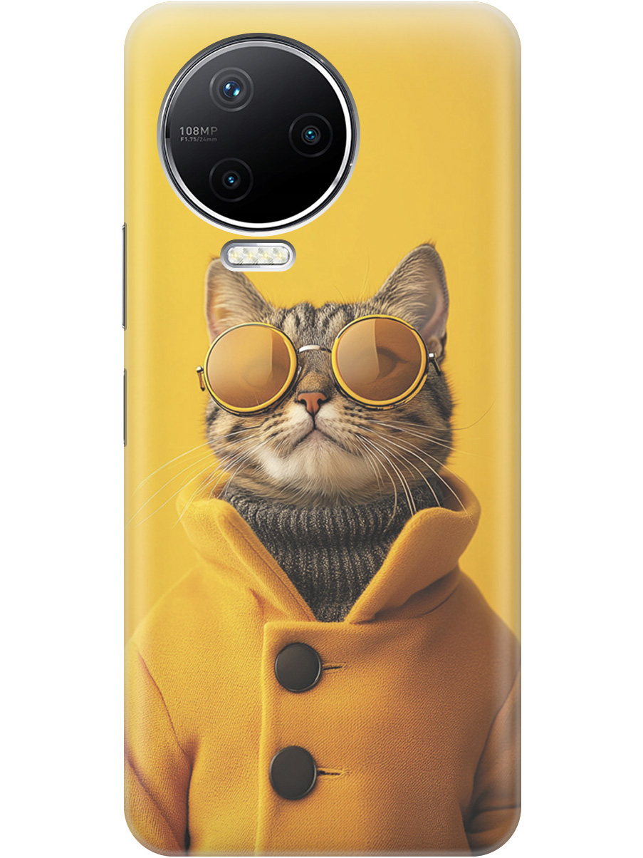 Силиконовый чехол на Infinix Note 12 Pro с принтом "Котик в желтых очках", Прозрачный;желтый;черный, 762092712
Силиконовый чехол на Infinix Note 12 Pro с принтом "Котик в желтых очках", Прозрачный;желтый;черный, 762092712