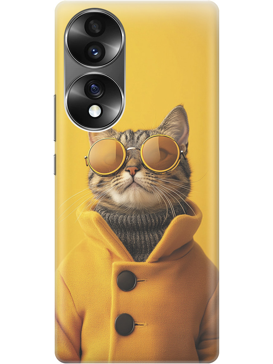 Силиконовый чехол на Honor 70 с принтом "Котик в желтых очках", Прозрачный;желтый;черный, 740189212
Силиконовый чехол на Honor 70 с принтом "Котик в желтых очках", Прозрачный;желтый;черный, 740189212