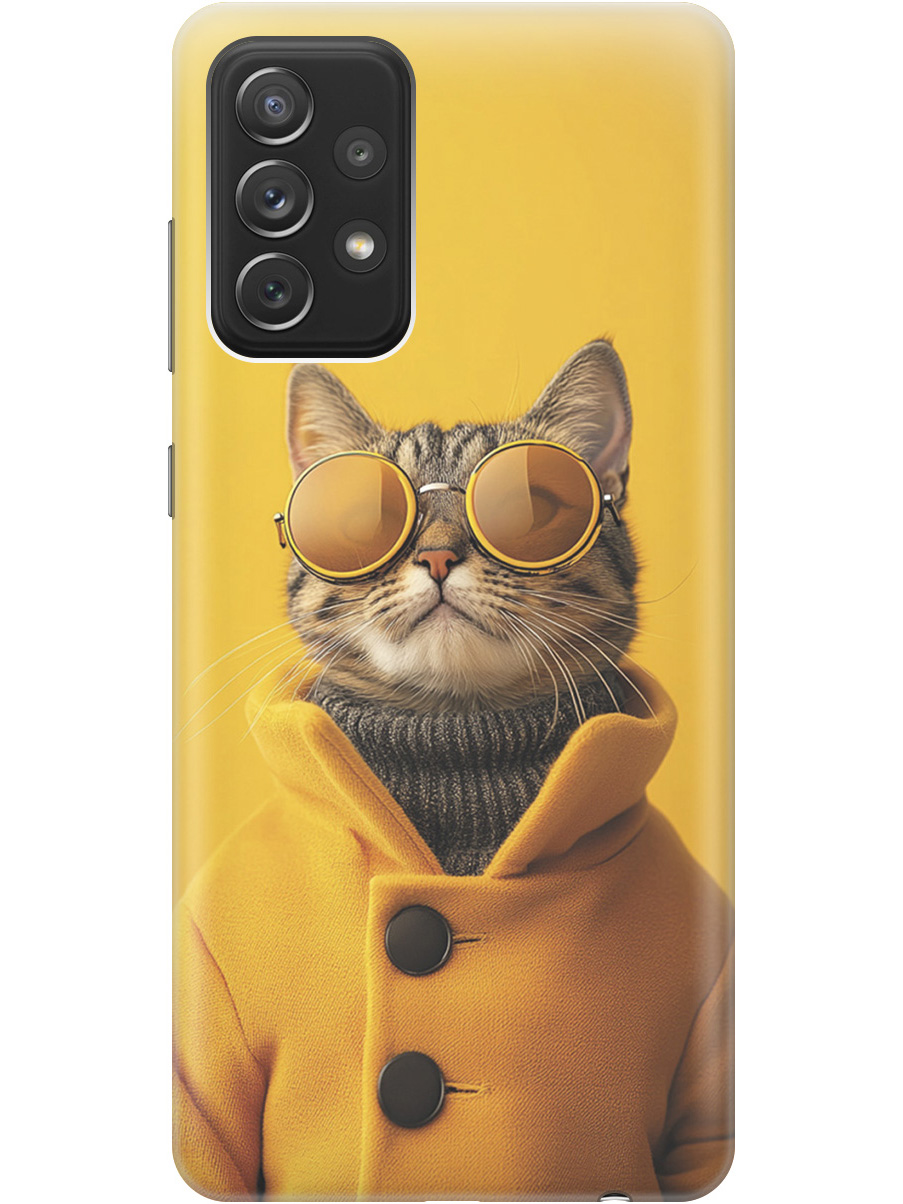 Силиконовый чехол на Samsung Galaxy A72 с принтом "Котик в желтых очках", Прозрачный;желтый;черный, 724990212
Силиконовый чехол на Samsung Galaxy A72 с принтом "Котик в желтых очках", Прозрачный;желтый;черный, 724990212