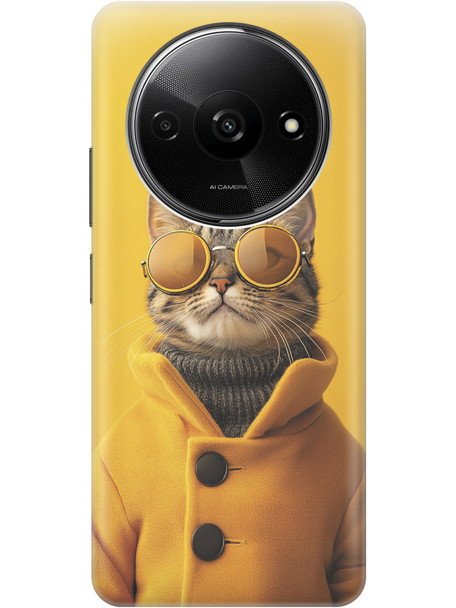 Силиконовый чехол на Xiaomi Redmi A3 / Poco C61 с принтом "Котик в желтых очках", Прозрачный;желтый;черный, 780484012
Силиконовый чехол на Xiaomi Redmi A3 / Poco C61 с принтом "Котик в желтых очках", Прозрачный;желтый;черный, 780484012