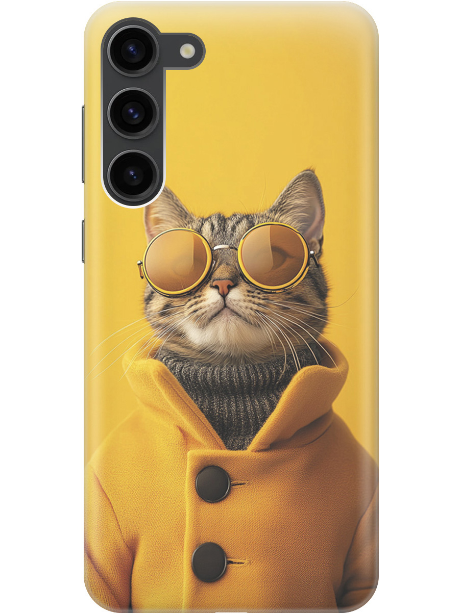 Силиконовый чехол на Samsung Galaxy S23+ с принтом "Котик в желтых очках", Прозрачный;желтый;черный, 767959312
Силиконовый чехол на Samsung Galaxy S23+ с принтом "Котик в желтых очках", Прозрачный;желтый;черный, 767959312