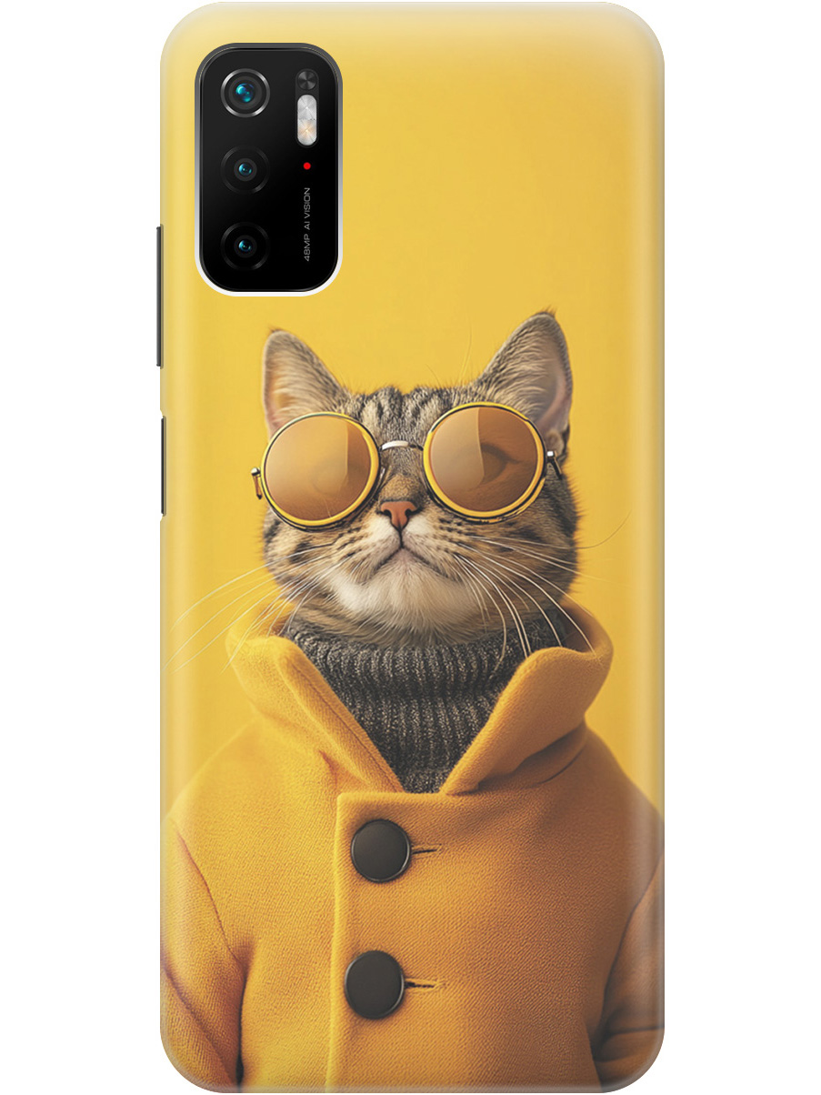 Силиконовый чехол на Xiaomi Redmi Note 10T / Poco M3 Pro с принтом "Котик в желтых очках", Прозрачный;желтый;черный, 730837112
Силиконовый чехол на Xiaomi Redmi Note 10T / Poco M3 Pro с принтом "Котик в желтых очках", Прозрачный;желтый;черный, 730837112