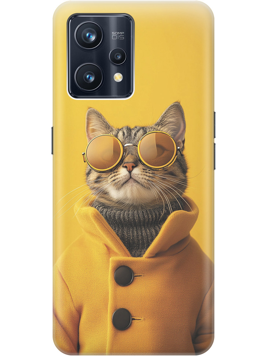 Силиконовый чехол на Realme 9 Pro+ с принтом "Котик в желтых очках", Прозрачный;желтый;черный, 740189612
Силиконовый чехол на Realme 9 Pro+ с принтом "Котик в желтых очках", Прозрачный;желтый;черный, 740189612