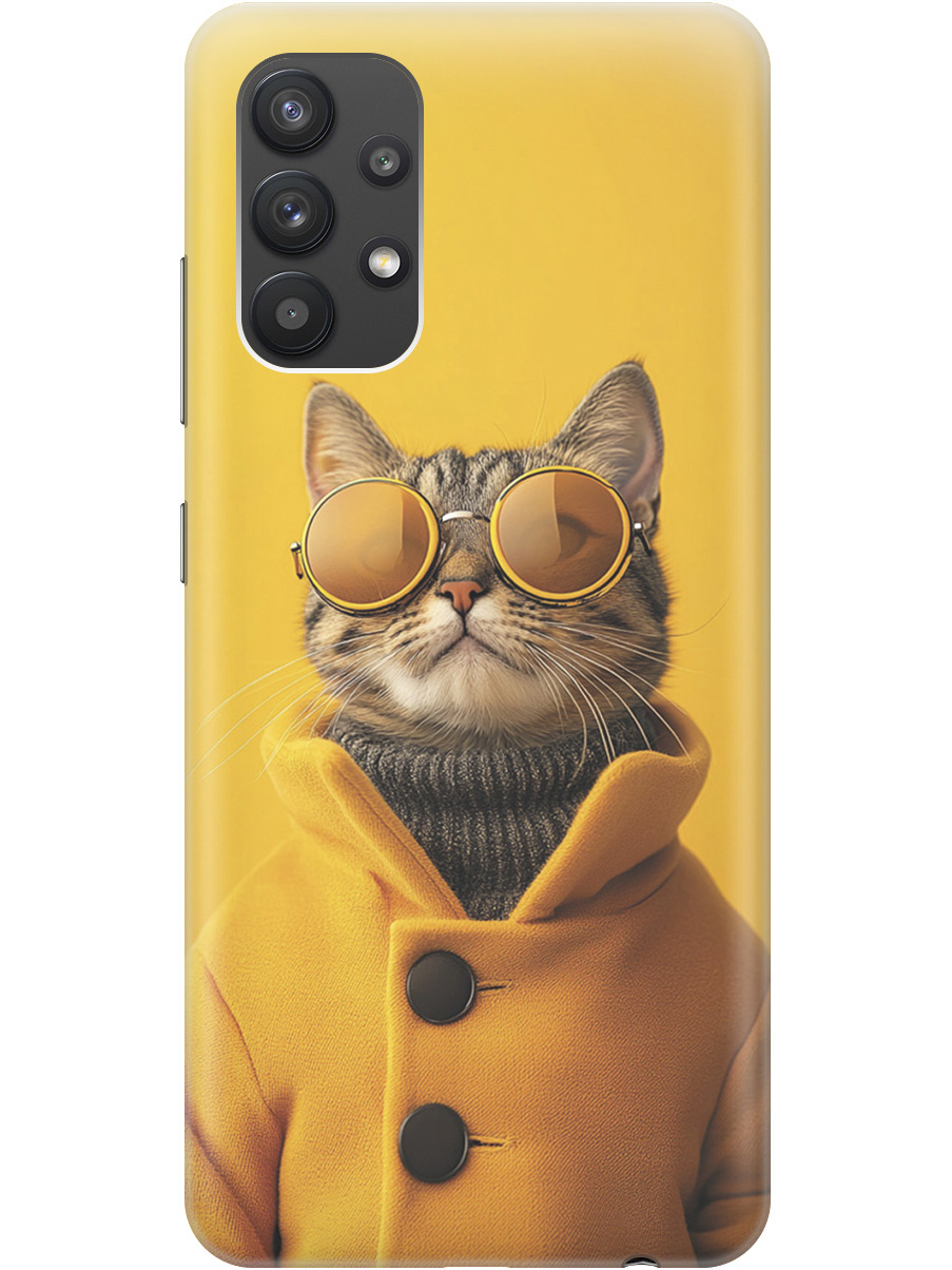 Силиконовый чехол на Samsung Galaxy A32 с принтом "Котик в желтых очках", Прозрачный;желтый;черный, 724352012
Силиконовый чехол на Samsung Galaxy A32 с принтом "Котик в желтых очках", Прозрачный;желтый;черный, 724352012