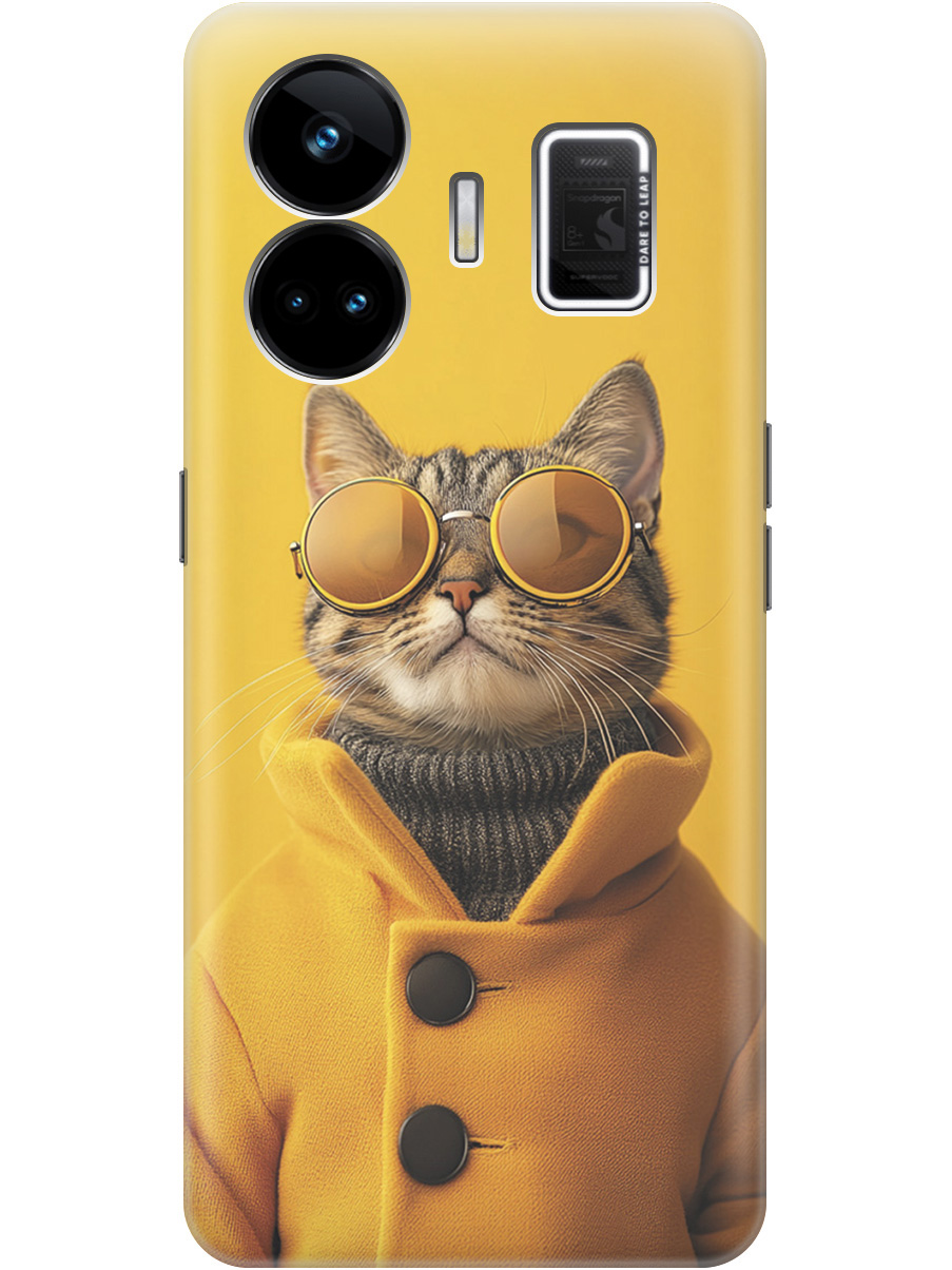 Силиконовый чехол на Realme GT Neo 5 / GT3 с принтом "Котик в желтых очках", Прозрачный;желтый;черный, 768742012
Силиконовый чехол на Realme GT Neo 5 / GT3 с принтом "Котик в желтых очках", Прозрачный;желтый;черный, 768742012