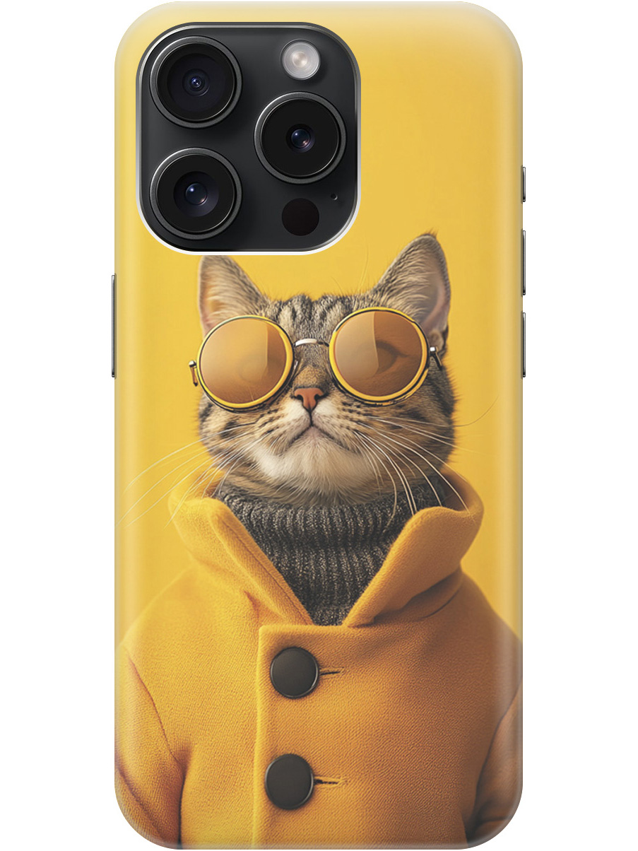 Силиконовый чехол на Apple iPhone 15 Pro с принтом "Котик в желтых очках", Прозрачный;желтый;черный, 775148012
Силиконовый чехол на Apple iPhone 15 Pro с принтом "Котик в желтых очках", Прозрачный;желтый;черный, 775148012
