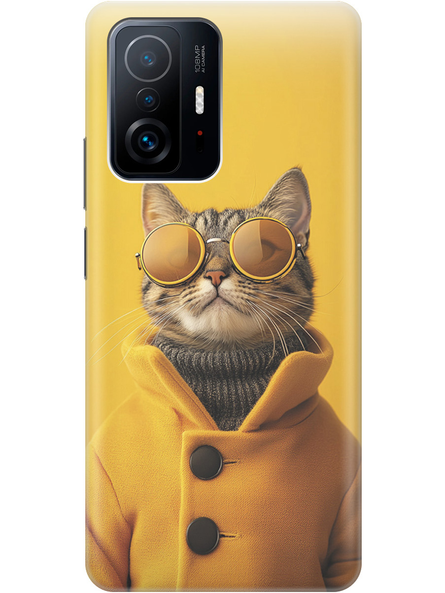 Силиконовый чехол на Xiaomi 11T / 11T Pro с принтом "Котик в желтых очках", Прозрачный;желтый;черный, 732395212
Силиконовый чехол на Xiaomi 11T / 11T Pro с принтом "Котик в желтых очках", Прозрачный;желтый;черный, 732395212
