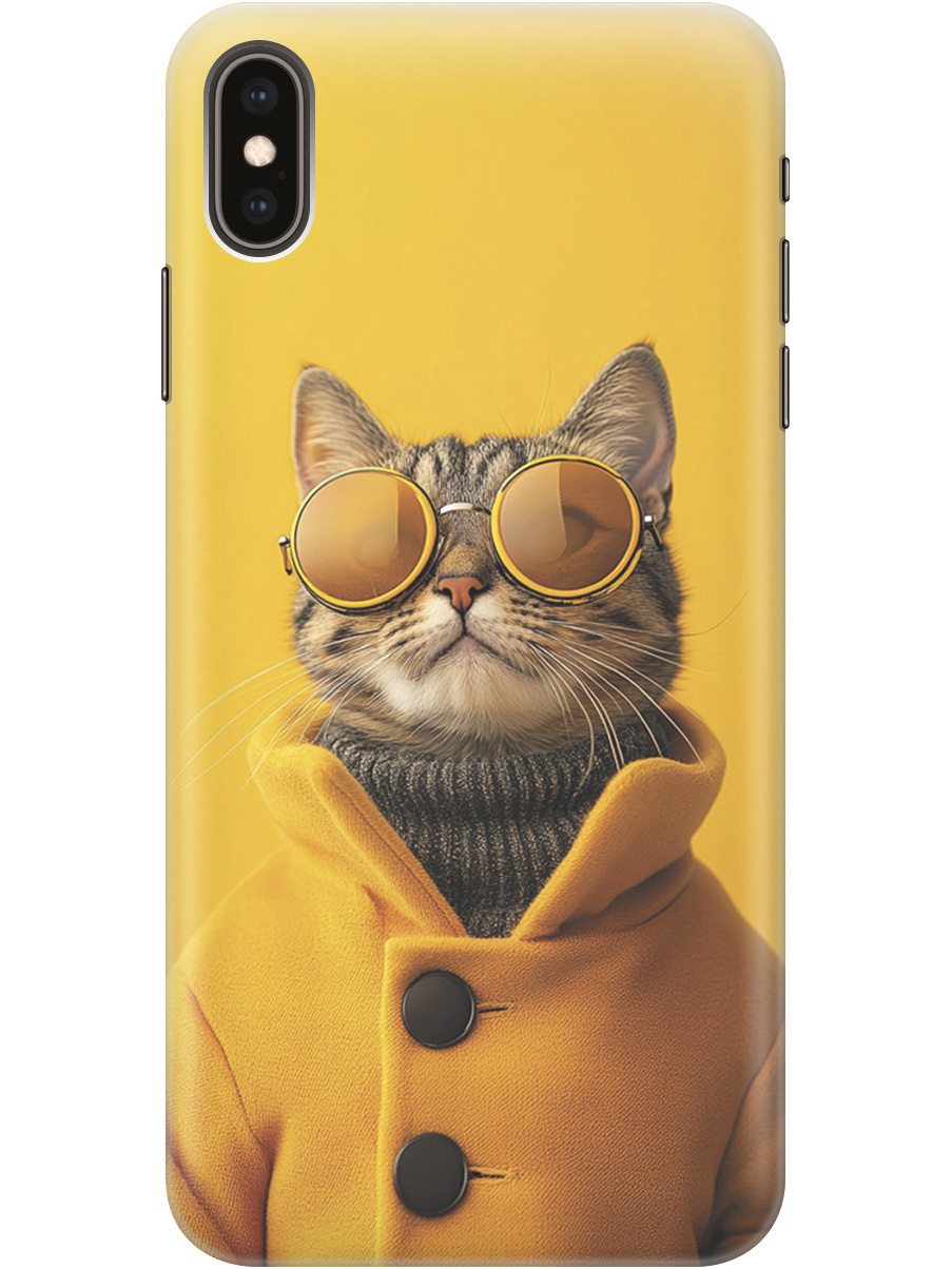 Силиконовый чехол на Apple iPhone XS Max с принтом "Котик в желтых очках", Прозрачный;желтый;черный, 719086212
Силиконовый чехол на Apple iPhone XS Max с принтом "Котик в желтых очках", Прозрачный;желтый;черный, 719086212