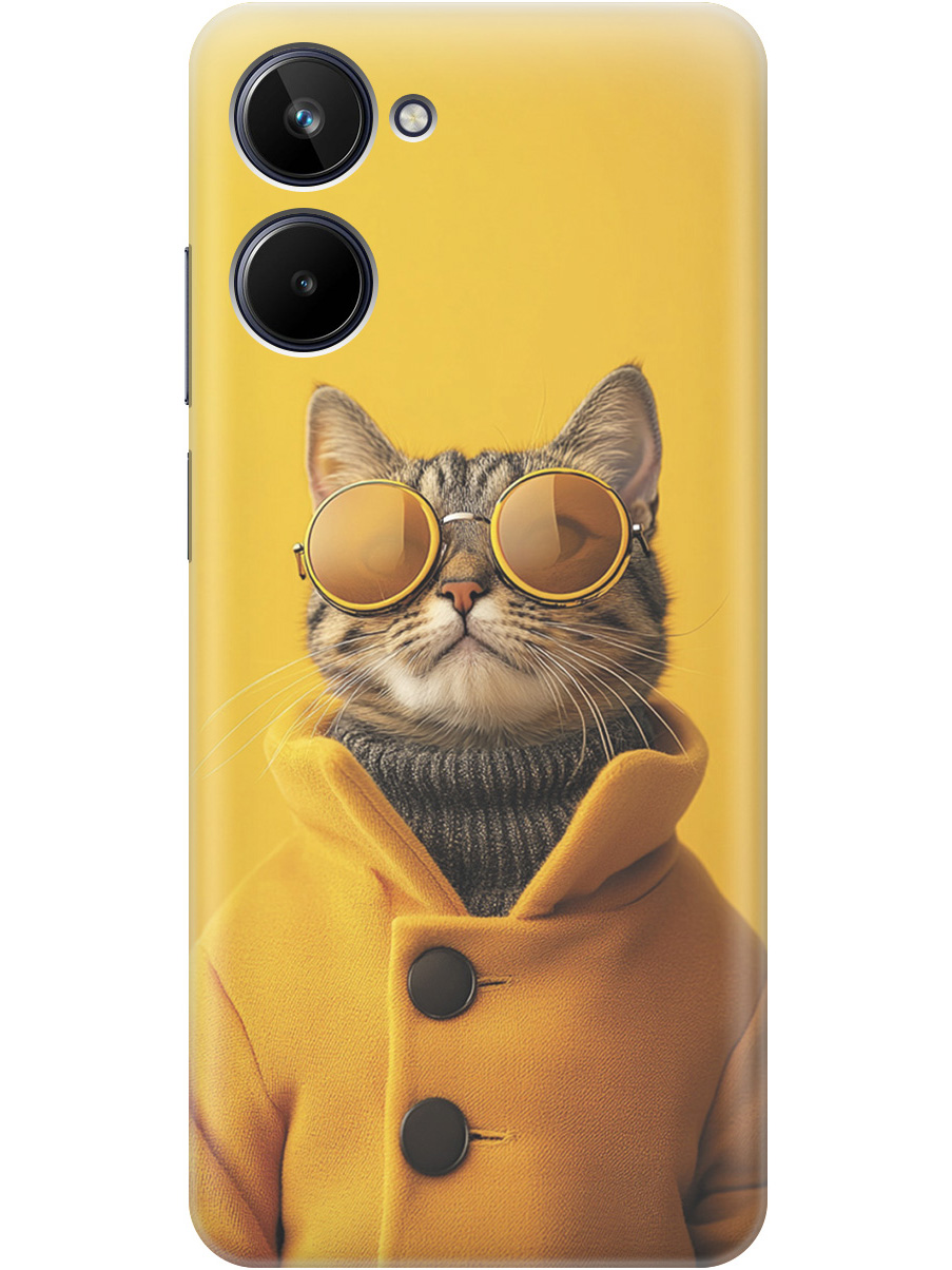 Силиконовый чехол на Realme 10 4G с принтом "Котик в желтых очках", Прозрачный;желтый;черный, 762098212
Силиконовый чехол на Realme 10 4G с принтом "Котик в желтых очках", Прозрачный;желтый;черный, 762098212