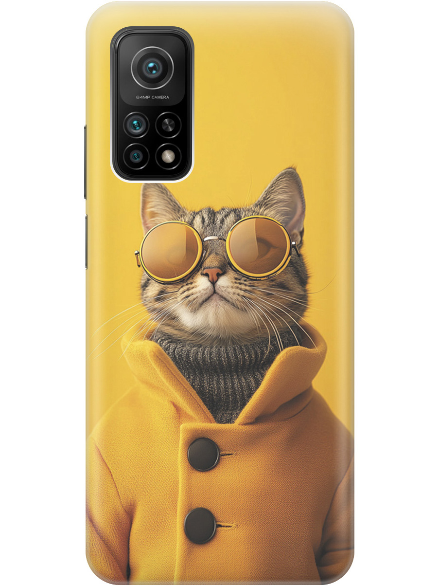 Силиконовый чехол на Xiaomi Mi 10T / 10T Pro с принтом "Котик в желтых очках", Прозрачный;желтый;черный, 724124312
Силиконовый чехол на Xiaomi Mi 10T / 10T Pro с принтом "Котик в желтых очках", Прозрачный;желтый;черный, 724124312