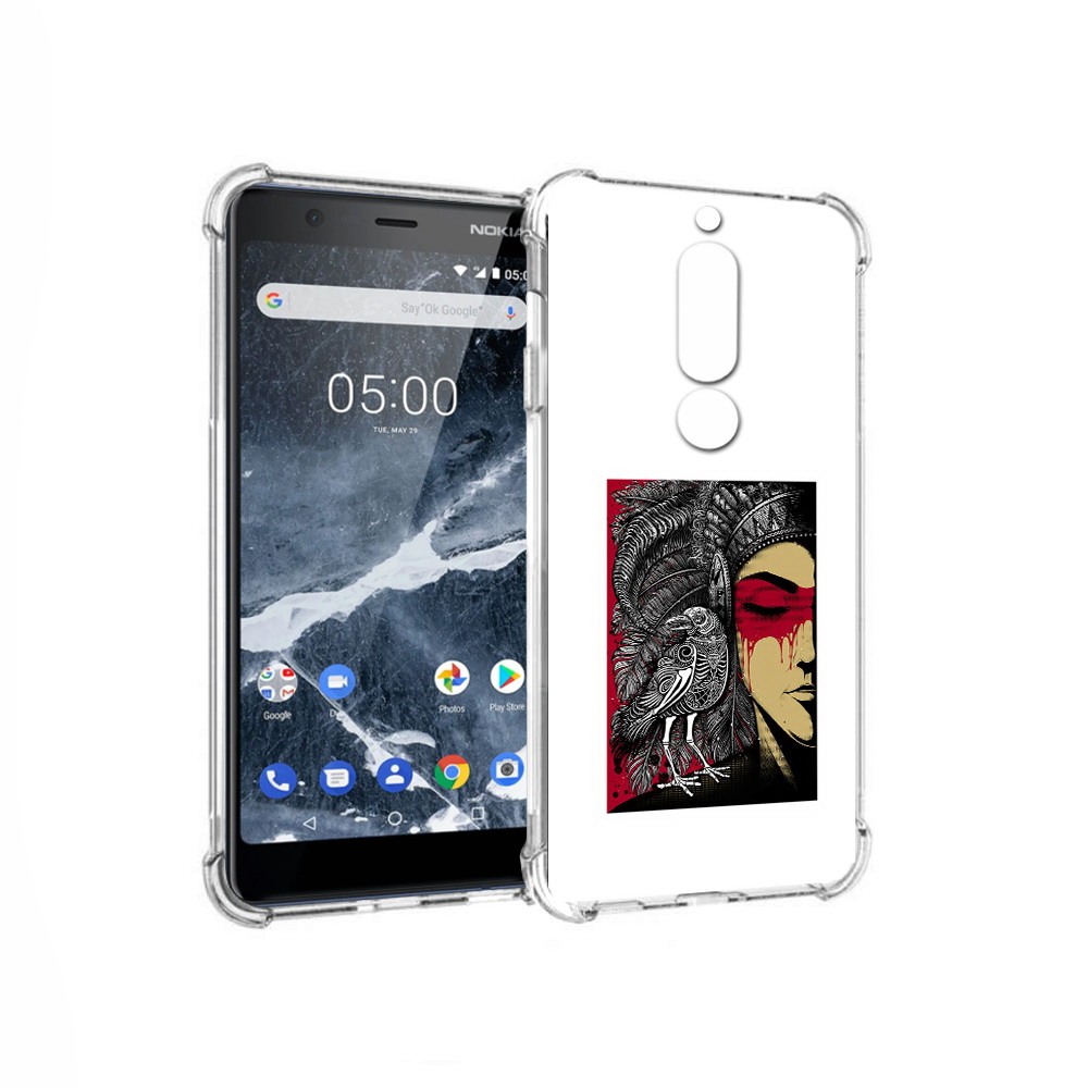 Чехол MyPads Tocco для Nokia 5.1 девушка с вороном в абстракции (PT114144.121.311), Прозрачный, Tocco
Чехол MyPads Tocco для Nokia 5.1 девушка с вороном в абстракции (PT114144.121.311), Прозрачный, Tocco