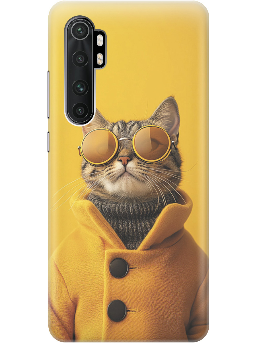 Силиконовый чехол на Xiaomi Mi Note 10 Lite с принтом "Котик в желтых очках", Прозрачный;желтый;черный, 723101212
Силиконовый чехол на Xiaomi Mi Note 10 Lite с принтом "Котик в желтых очках", Прозрачный;желтый;черный, 723101212