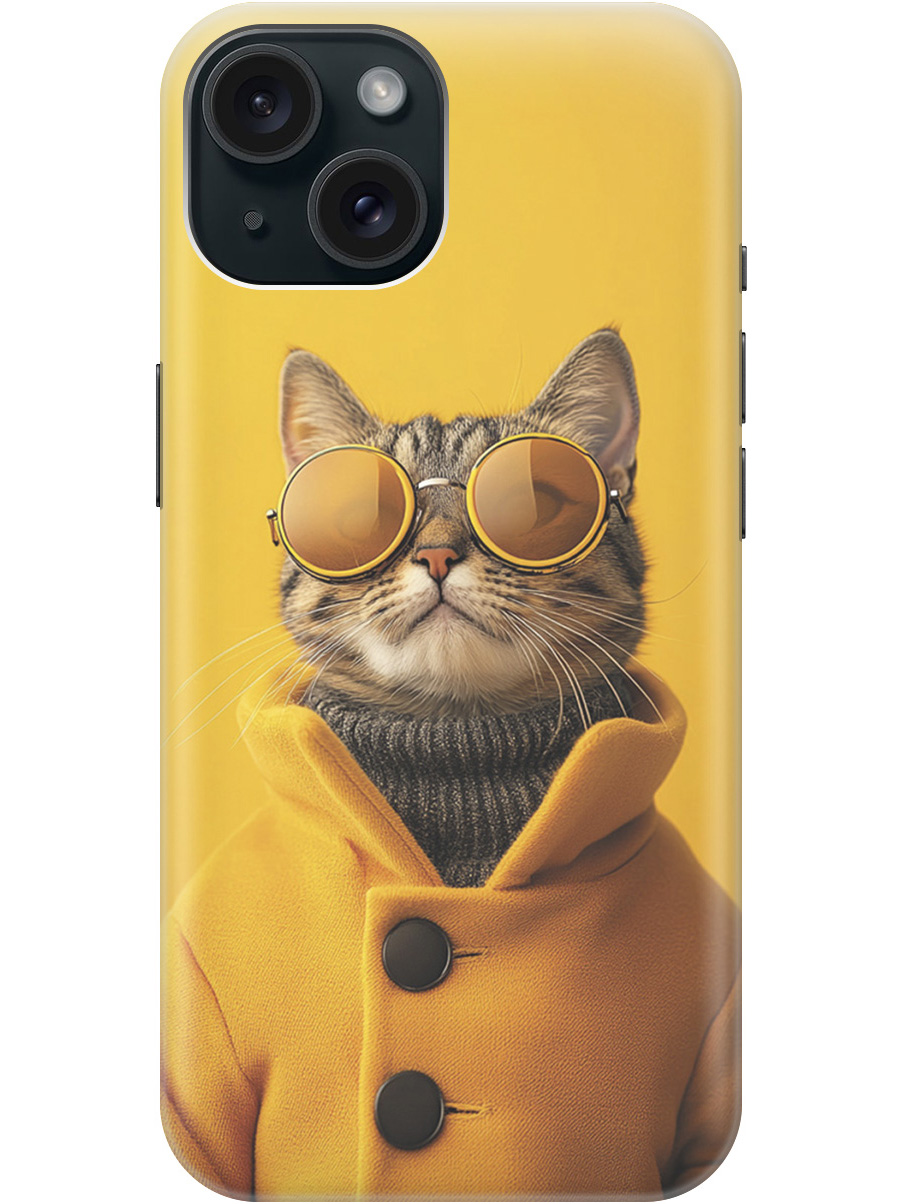 Силиконовый чехол на Apple iPhone 15 с принтом "Котик в желтых очках", Прозрачный;желтый;черный, 775147812
Силиконовый чехол на Apple iPhone 15 с принтом "Котик в желтых очках", Прозрачный;желтый;черный, 775147812