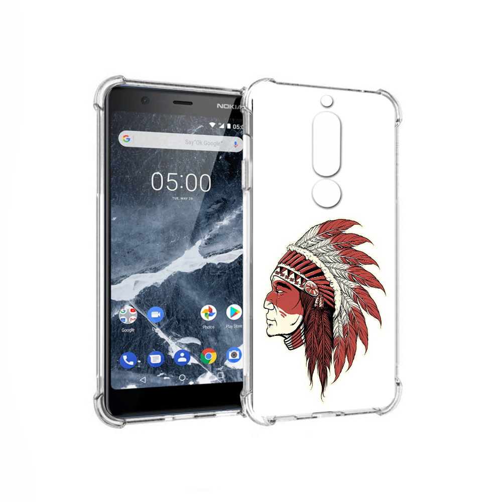 Чехол MyPads Tocco для Nokia 5.1 красный индеец (PT114144.121.411), Прозрачный, Tocco
Чехол MyPads Tocco для Nokia 5.1 красный индеец (PT114144.121.411), Прозрачный, Tocco