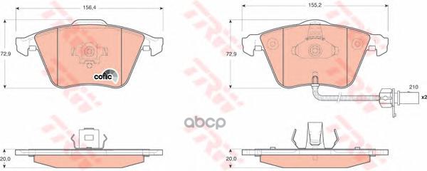 Тормозные колодки TRW/Lucas передние для Audi A4 00-04 A4 Avant 01-04 A4 Avant 04- GDB1659
Тормозные колодки TRW/Lucas передние для Audi A4 00-04 A4 Avant 01-04 A4 Avant 04- GDB1659