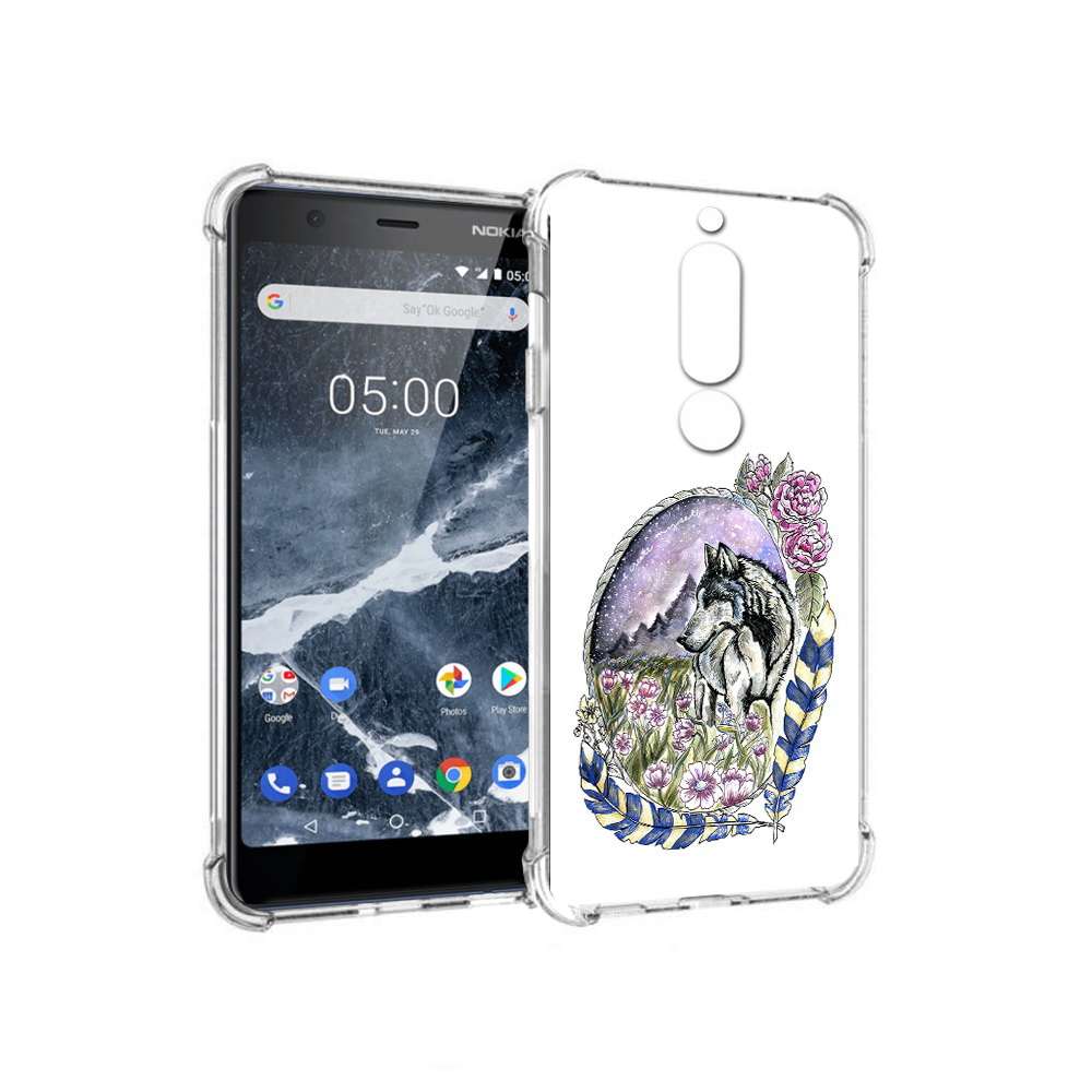 Чехол MyPads Tocco для Nokia 5.1 нарисованный волк в цветах с перьями (PT114144.121.509), Прозрачный, Tocco
Чехол MyPads Tocco для Nokia 5.1 нарисованный волк в цветах с перьями (PT114144.121.509), Прозрачный, Tocco