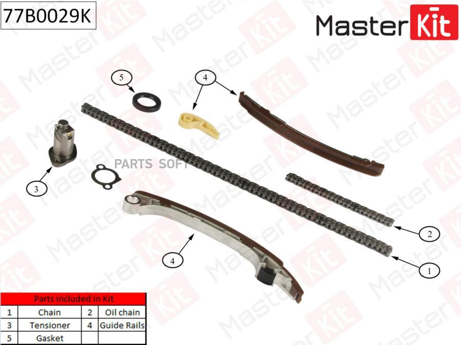 Комплект Цепи Грм Toyotaavensis 2.0i2.4i 16v 1azfe2azfe 01 Без Звезды Masterkit 77b0029k M
Комплект Цепи Грм Toyotaavensis 2.0i2.4i 16v 1azfe2azfe 01 Без Звезды Masterkit 77b0029k M