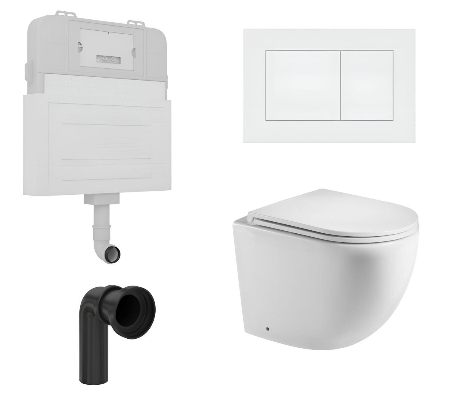 Комплект: смывной бачок Enio Tecnico + унитаз Merzbach с кнопкой белой, 535858
Комплект: смывной бачок Enio Tecnico + унитаз Merzbach с кнопкой белой, 535858