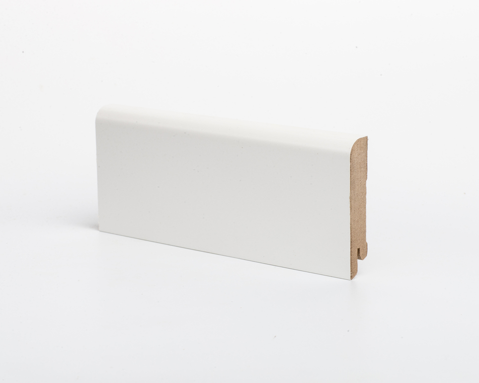 Плинтус напольный белый 100 мм 2 метра МДФ, U102-100
Плинтус напольный белый 100 мм 2 метра МДФ, U102-100