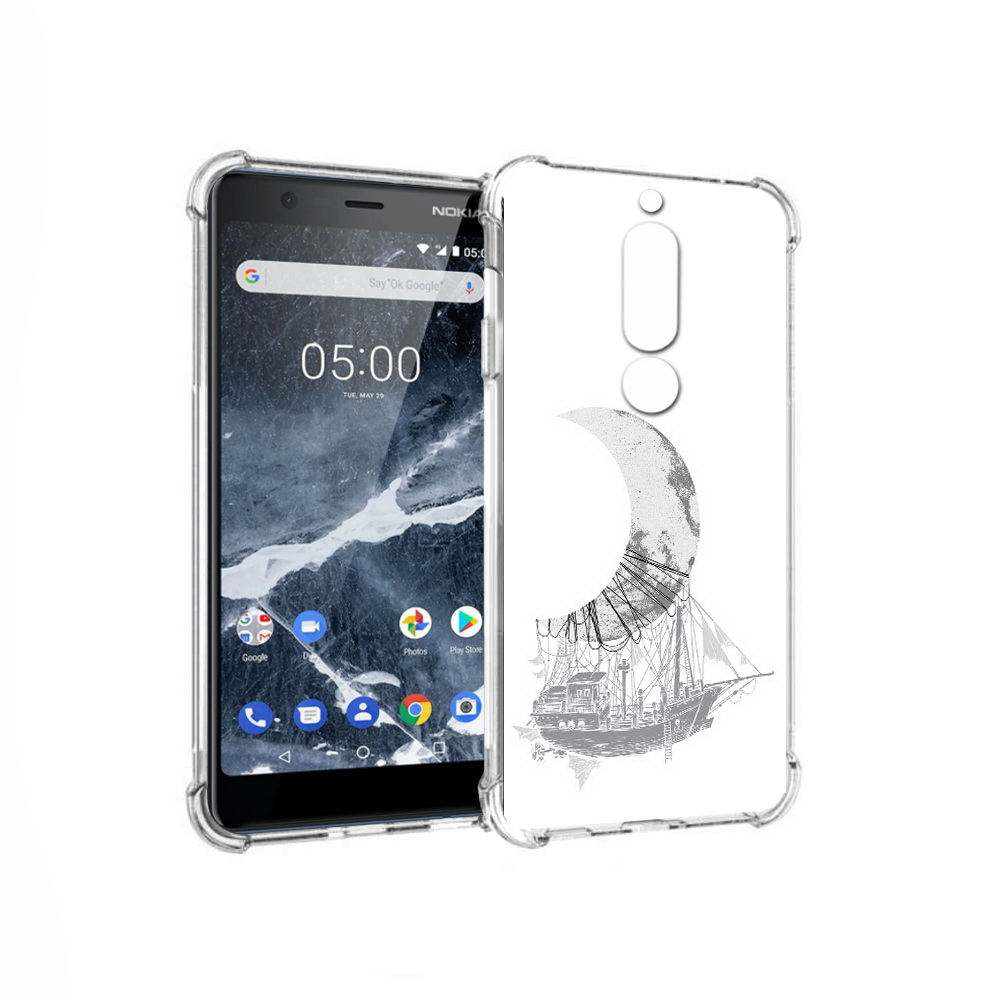 Чехол MyPads Tocco для Nokia 5.1 черно белый корабль полумесяц (PT114144.121.684), Прозрачный, Tocco
Чехол MyPads Tocco для Nokia 5.1 черно белый корабль полумесяц (PT114144.121.684), Прозрачный, Tocco