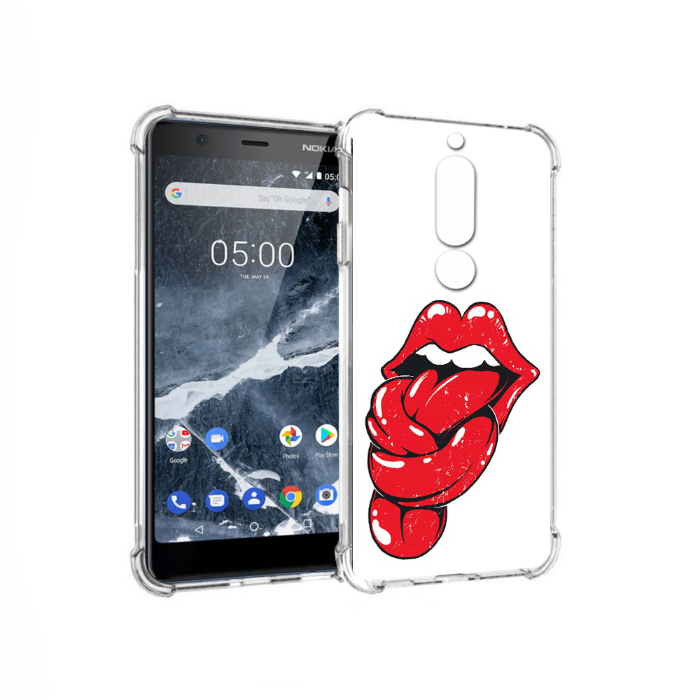 Чехол MyPads Tocco для Nokia 5.1 яркие губы с языком (PT114144.121.705), Прозрачный, Tocco
Чехол MyPads Tocco для Nokia 5.1 яркие губы с языком (PT114144.121.705), Прозрачный, Tocco