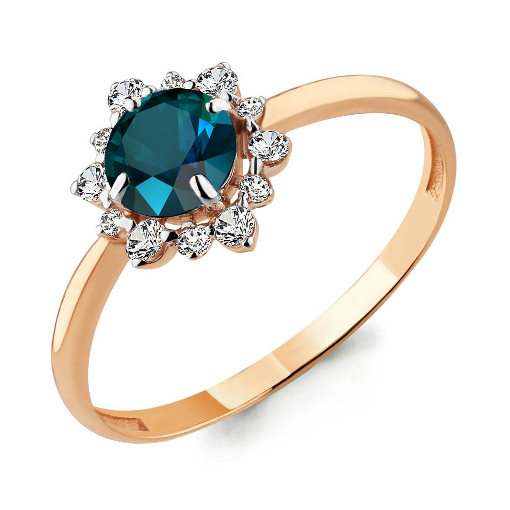 Кольцо из красного золота с топазом р. 18,5 Aquamarine 6596308А_585_кз, 6596308А_585_кз
Кольцо из красного золота с топазом р. 18,5 Aquamarine 6596308А_585_кз, 6596308А_585_кз