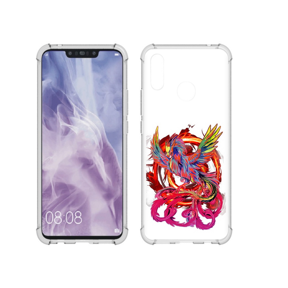 Чехол MyPads Tocco для Huawei Nova 3i красочный феникс (PT227100.63.414), Прозрачный, Tocco 
Чехол MyPads Tocco для Huawei Nova 3i красочный феникс (PT227100.63.414), Прозрачный, Tocco