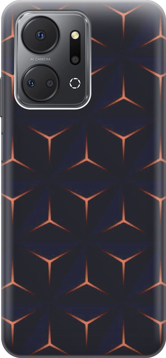 Силиконовый чехол на Honor X7a с эффектом блеска "Темные пирамиды", Оранжевый;черный, 159384
Силиконовый чехол на Honor X7a с эффектом блеска "Темные пирамиды", Оранжевый;черный, 159384