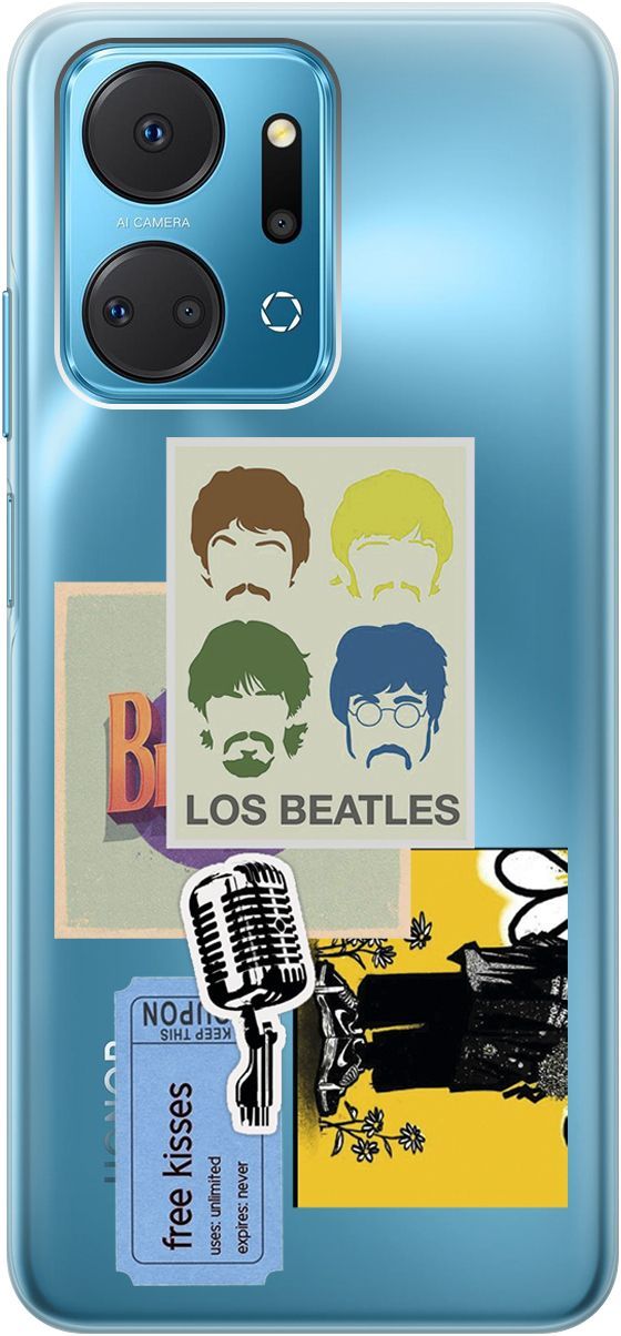 Силиконовый чехол на Honor X7a с 3D принтом "Beatles Stickers" прозрачный, Прозрачный;бежевый, 159389
Силиконовый чехол на Honor X7a с 3D принтом "Beatles Stickers" прозрачный, Прозрачный;бежевый, 159389