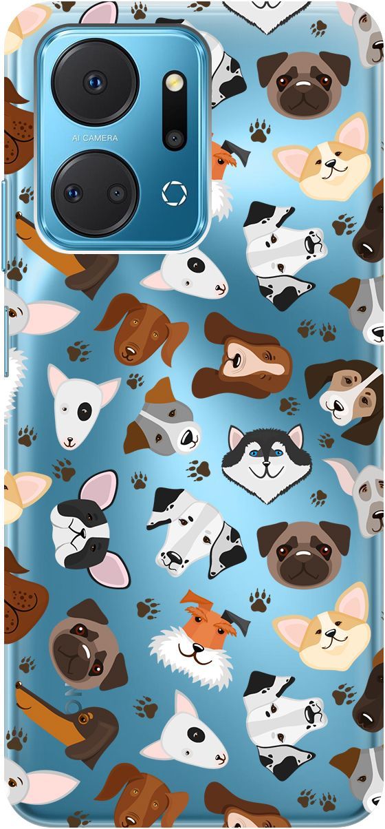 Силиконовый чехол на Honor X7a с 3D принтом "Dogs Pattern" прозрачный, Прозрачный;коричневый, 159389
Силиконовый чехол на Honor X7a с 3D принтом "Dogs Pattern" прозрачный, Прозрачный;коричневый, 159389