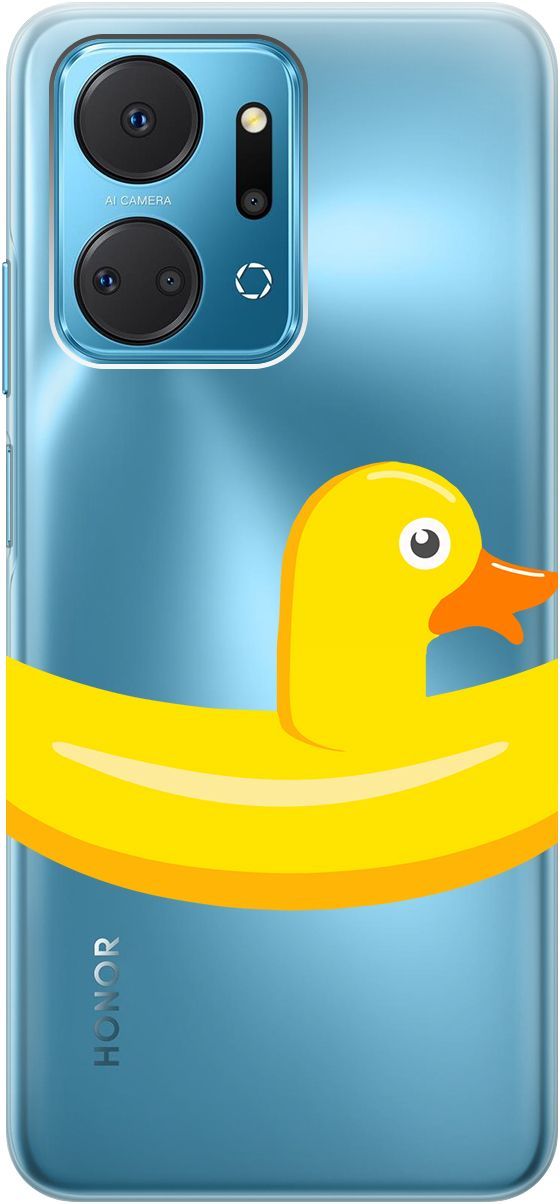 Силиконовый чехол на Honor X7a с 3D принтом "Duck Swim Ring" прозрачный, Прозрачный;белый, 159389
Силиконовый чехол на Honor X7a с 3D принтом "Duck Swim Ring" прозрачный, Прозрачный;белый, 159389