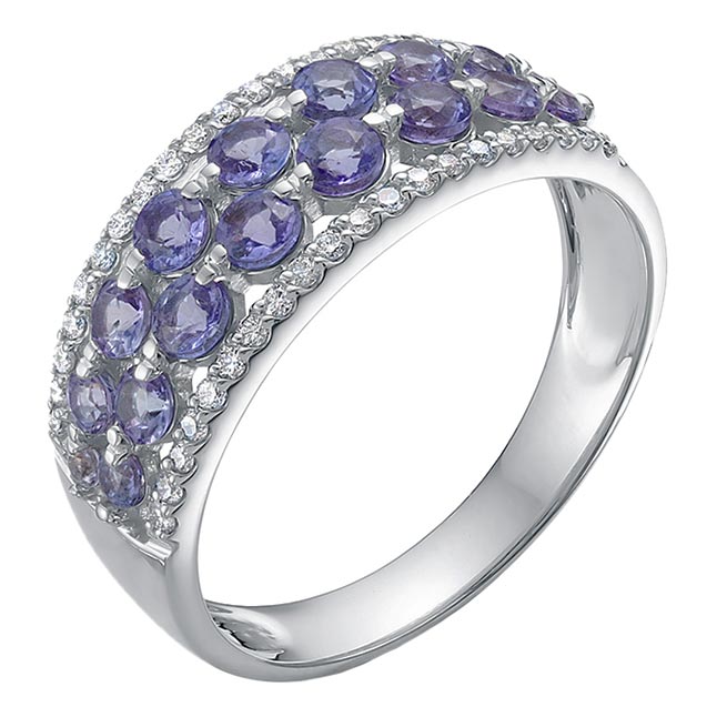 Кольцо из белого золота с бриллиантом/танзанитом р. 17 Vesna jewelry 12232-251-140-00, 12232-251-140-00
Кольцо из белого золота с бриллиантом/танзанитом р. 17 Vesna jewelry 12232-251-140-00, 12232-251-140-00