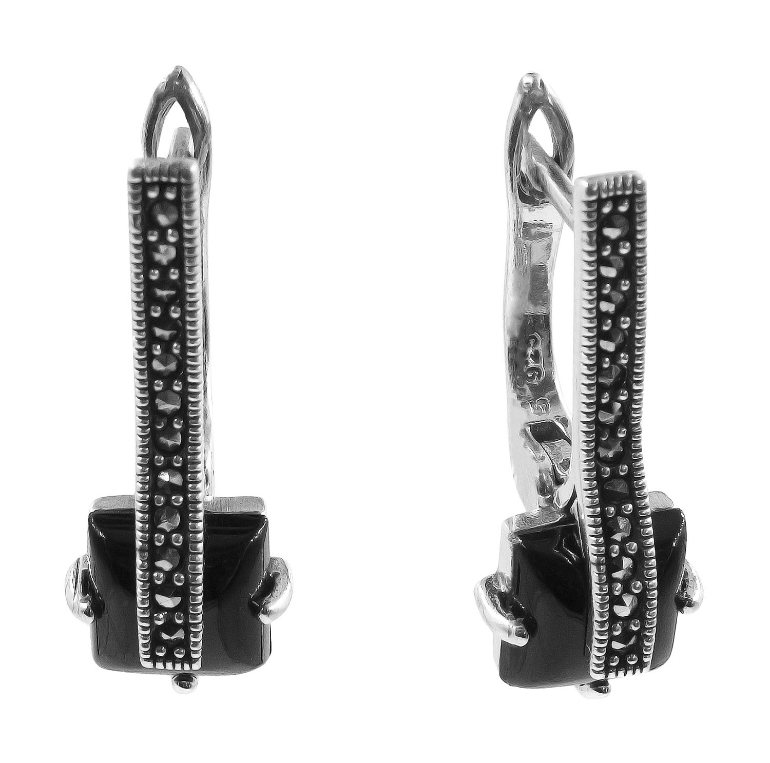 Серьги из серебра с Swarovski/ониксом/марказитом Марказит HE1658-oniks-mr, HE1658-oniks-mr
Серьги из серебра с Swarovski/ониксом/марказитом Марказит HE1658-oniks-mr, HE1658-oniks-mr