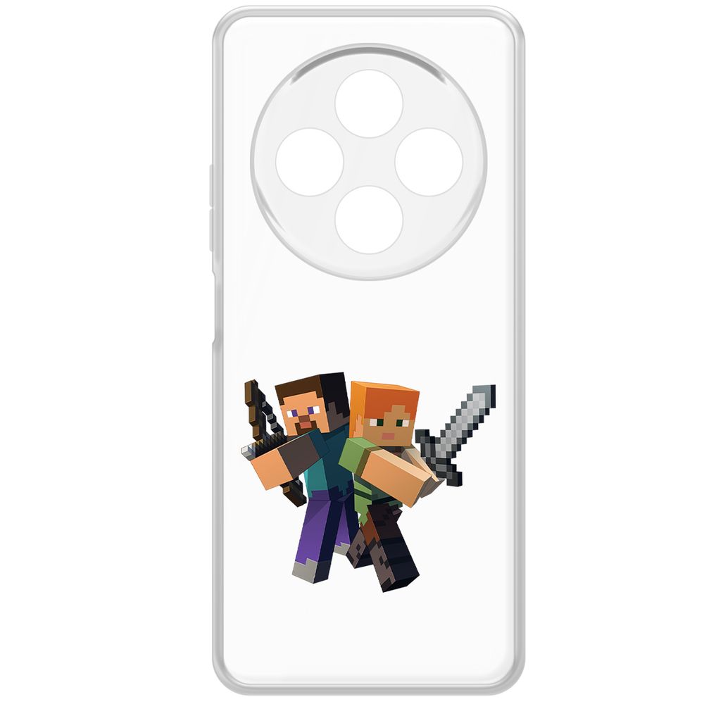 Чехол-накладка Krutoff Clear Case Minecraft-Стив и Алекс для Xiaomi Redmi 14C/Poco C75, Прозрачный
Чехол-накладка Krutoff Clear Case Minecraft-Стив и Алекс для Xiaomi Redmi 14C/Poco C75, Прозрачный