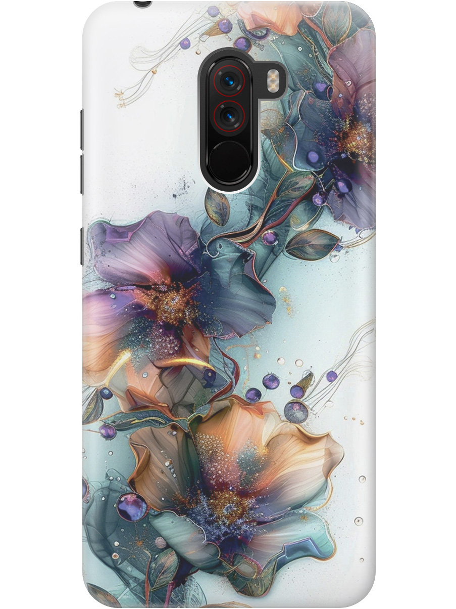 Силиконовый чехол на Pocophone F1 с принтом "Мистические цветы", Прозрачный;белый;зеленый, 719373310
Силиконовый чехол на Pocophone F1 с принтом "Мистические цветы", Прозрачный;белый;зеленый, 719373310
