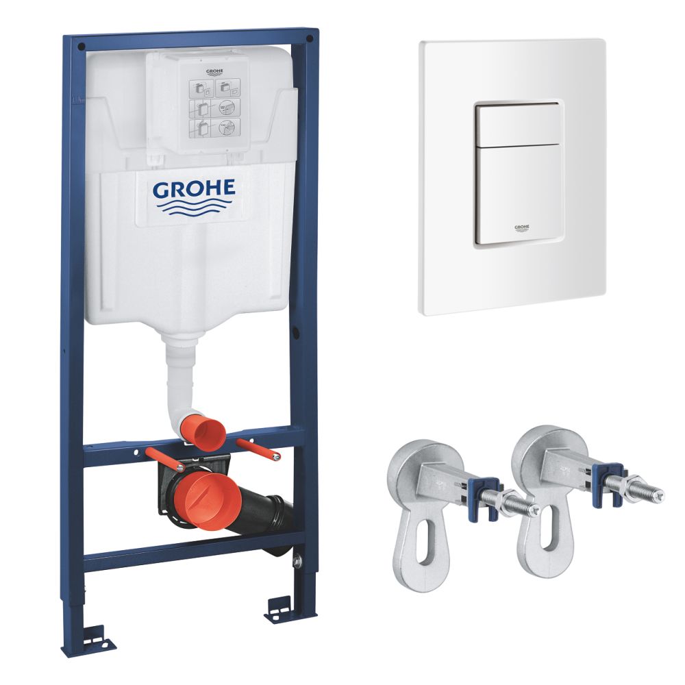 Система инсталляции для унитаза GROHE Rapid SL 3 в 1 белый матовый Skate Cosmopolitan, инсталляции
Система инсталляции для унитаза GROHE Rapid SL 3 в 1 белый матовый Skate Cosmopolitan, инсталляции