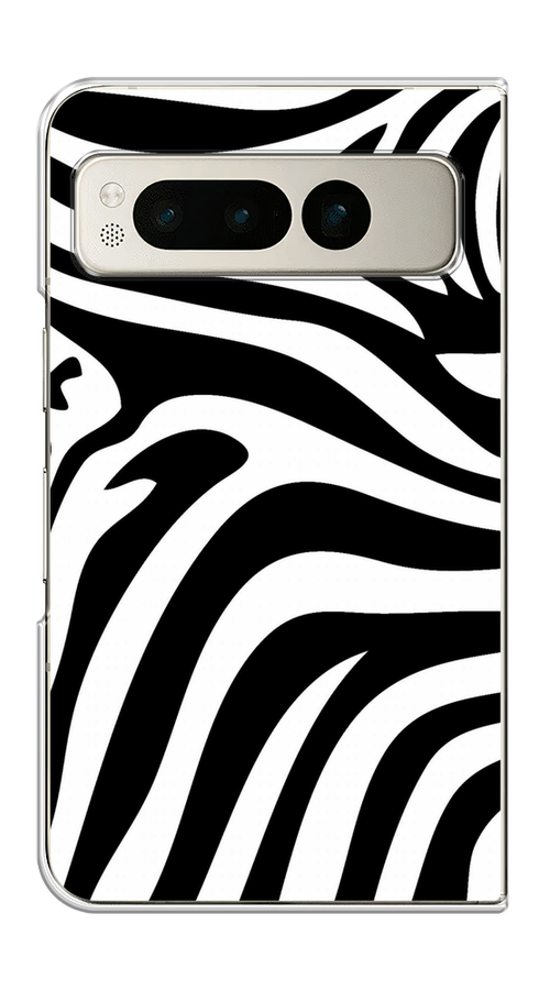 Чехол на Google Pixel Fold "Полоски зебры", Черный;белый;бежевый, 271850-1 
Чехол на Google Pixel Fold "Полоски зебры", Черный;белый;бежевый, 271850-1
