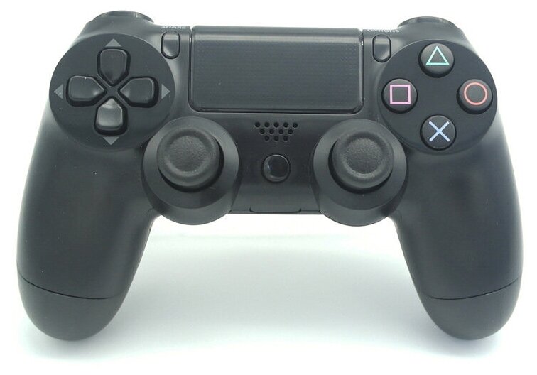 фото Геймпад (джостик) проводной ps4, черный/ double-motor vibration 4 wired controller nobrand