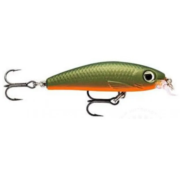 Воблер Rapala Ultra Light Minnow 06 /GAU /медленно тонущий, / 0,6-0,9м 6см, 4гр., Зеленый;оранжевый
Воблер Rapala Ultra Light Minnow 06 /GAU /медленно тонущий, / 0,6-0,9м 6см, 4гр., Зеленый;оранжевый