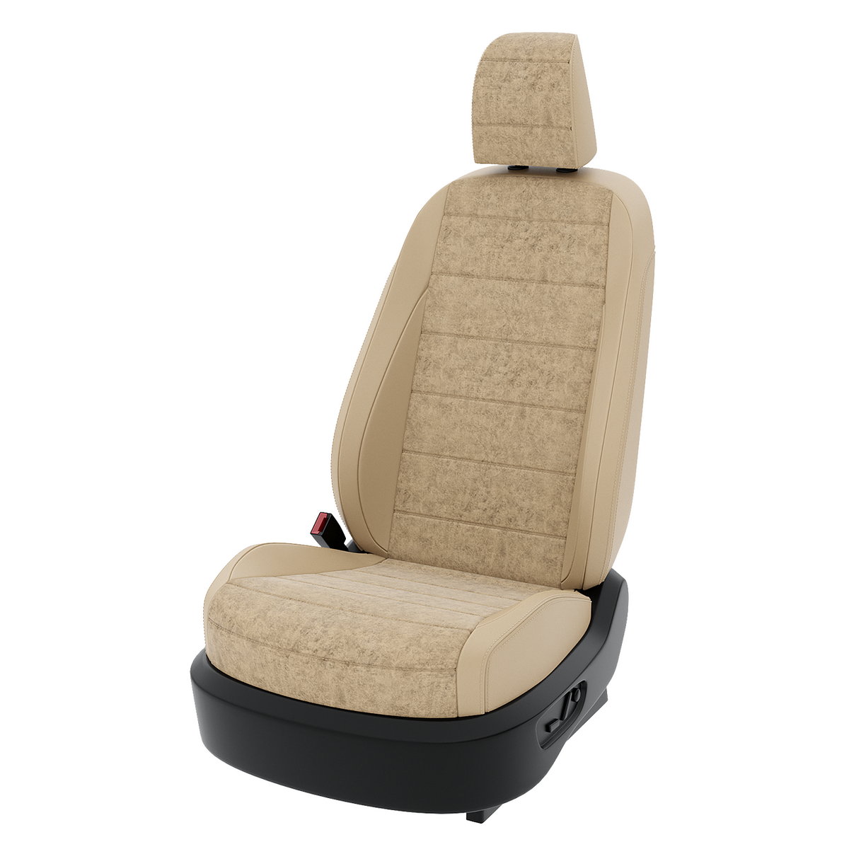 Чехлы на сиденья Центр Авточехлов для Hyundai Solaris CNTRA1217F-С2-561 Алькантара Бежевый, CNTRA1217