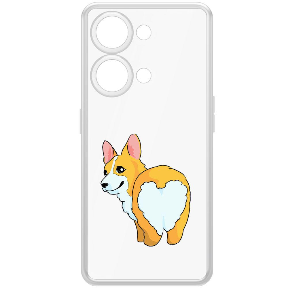 Чехол-накладка Krutoff Clear Case Рисованный корги вид 2 для OnePlus Nord 3 5G, Прозрачный
Чехол-накладка Krutoff Clear Case Рисованный корги вид 2 для OnePlus Nord 3 5G, Прозрачный