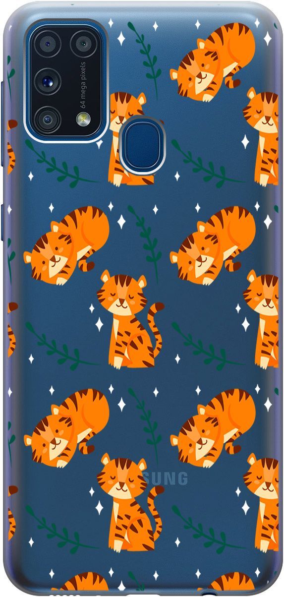 Силиконовый чехол на Samsung Galaxy M31 с 3D принтом "Tigers" прозрачный, Прозрачный;бежевый, 5424
Силиконовый чехол на Samsung Galaxy M31 с 3D принтом "Tigers" прозрачный, Прозрачный;бежевый, 5424