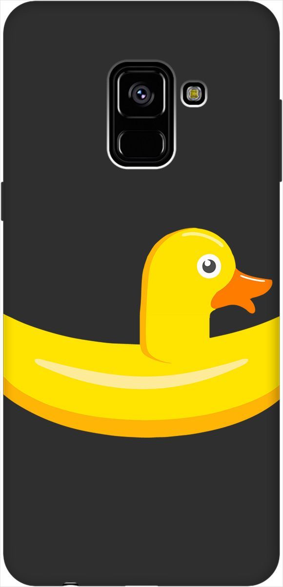 Чехол на Samsung Galaxy A8 (2018) с принтом "Duck Swim Ring" черный, Черный;белый, 8592
Чехол на Samsung Galaxy A8 (2018) с принтом "Duck Swim Ring" черный, Черный;белый, 8592