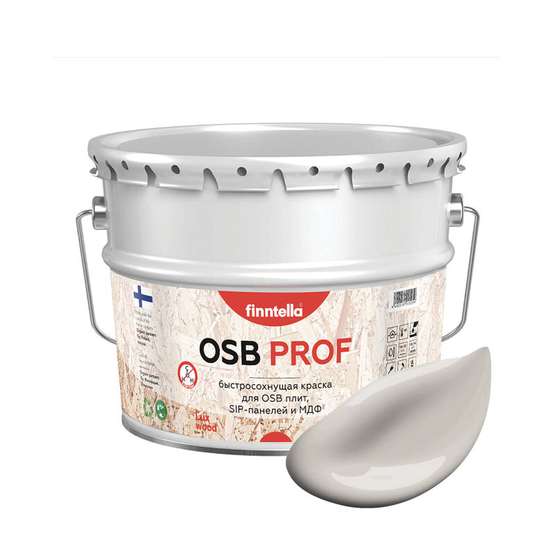 Краска OSB Prof, VUORET теплый серо-коричневый, 9л, OSB PROF специализированная для ОСБ плит. Высокоадгезионная. Самогрунтующая.
Краска OSB Prof, VUORET теплый серо-коричневый, 9л, OSB PROF специализированная для ОСБ плит. Высокоадгезионная. Самогрунтующая.