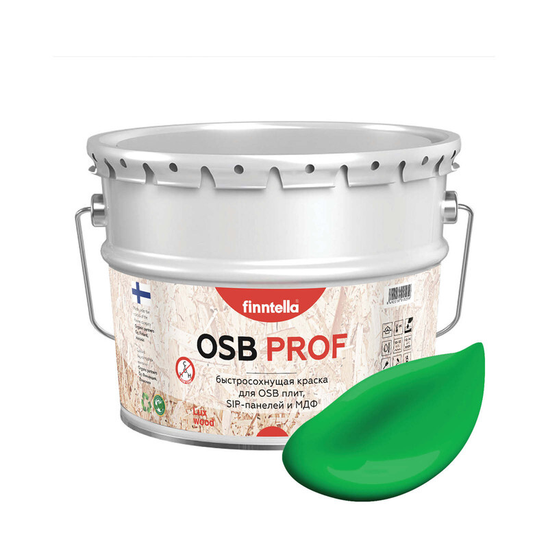 Краска OSB Prof , NIITTY луговой зеленый, 9л, OSB PROF специализированная для ОСБ плит. Высокоадгезионная. Самогрунтующая.
Краска OSB Prof , NIITTY луговой зеленый, 9л, OSB PROF специализированная для ОСБ плит. Высокоадгезионная. Самогрунтующая.