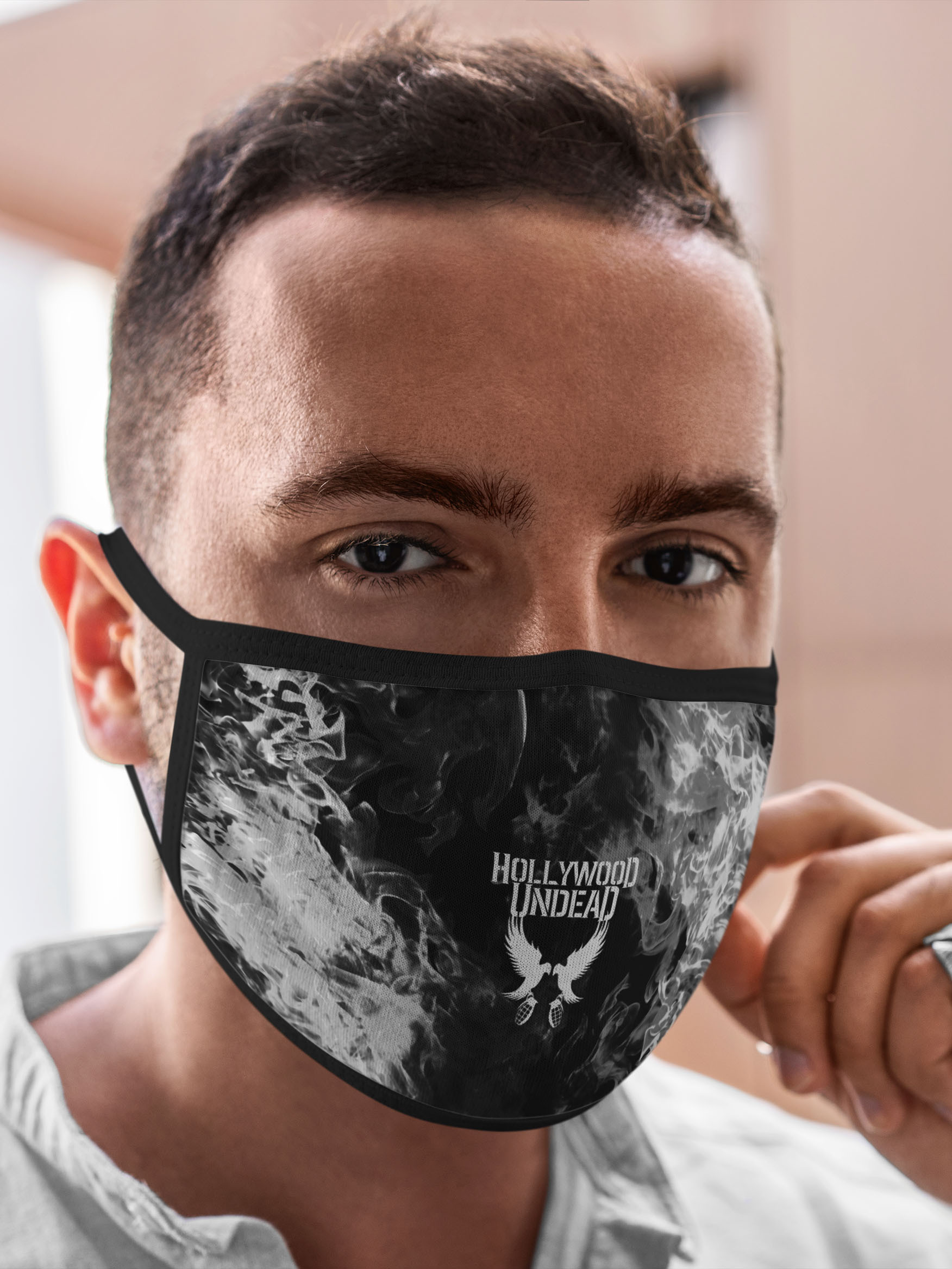 Многоразовая маска унисекс Burnettie Hollywood Undead, Разноцветный, Hollywood Undead 
Многоразовая маска унисекс Burnettie Hollywood Undead, Разноцветный, Hollywood Undead