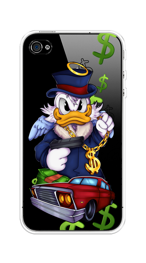 Чехол на Apple iPhone 4/4S "Scrooge McDuck with a Gold Chain", Красный;синий;белый, 10150-6
Чехол на Apple iPhone 4/4S "Scrooge McDuck with a Gold Chain", Красный;синий;белый, 10150-6