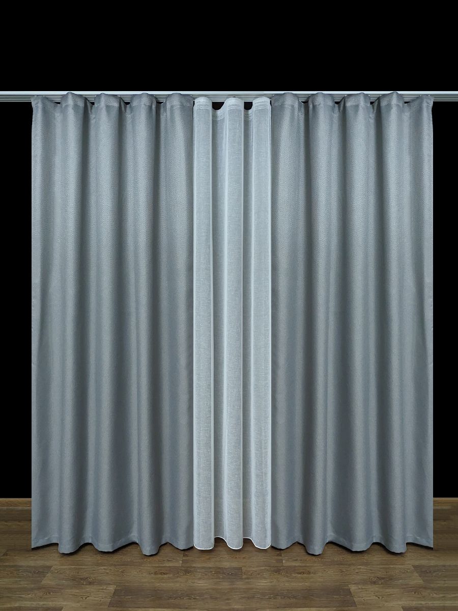 Комплект штор A&H рогожка 250x240 см 2 шт на шторной ленте, rog-2
Комплект штор A&H рогожка 250x240 см 2 шт на шторной ленте, rog-2