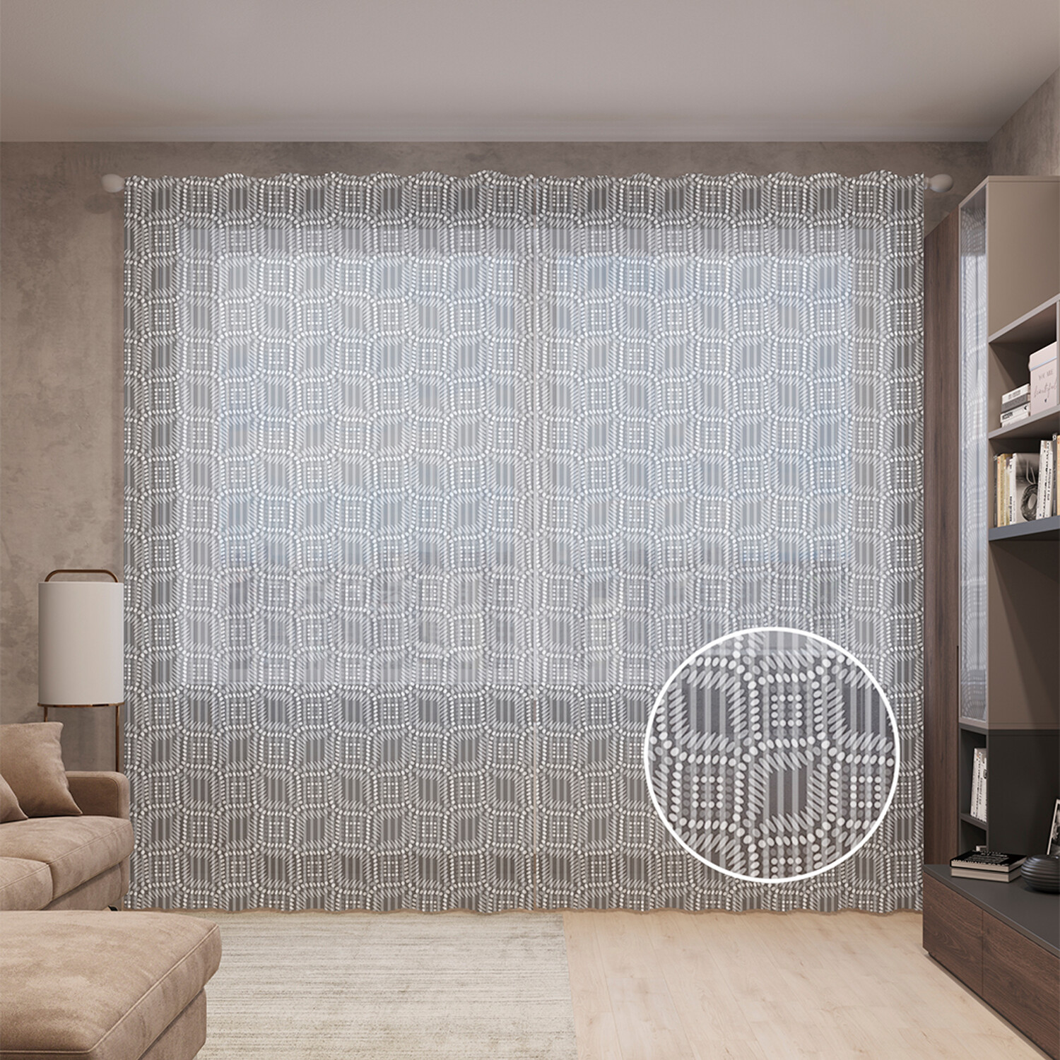 Тюль вуаль на шторной ленте с принтом JoyArty "Орнаментальная шкура змеи", 310х265 см, Орнаментальная шкура змеи
Тюль вуаль на шторной ленте с принтом JoyArty "Орнаментальная шкура змеи", 310х265 см, Орнаментальная шкура змеи